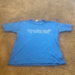 Blue Urban Outfitters “Jewish Boy” T-Shirt